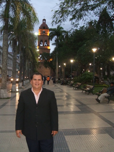 On the Plaza of Santa Cruz, Bolivia